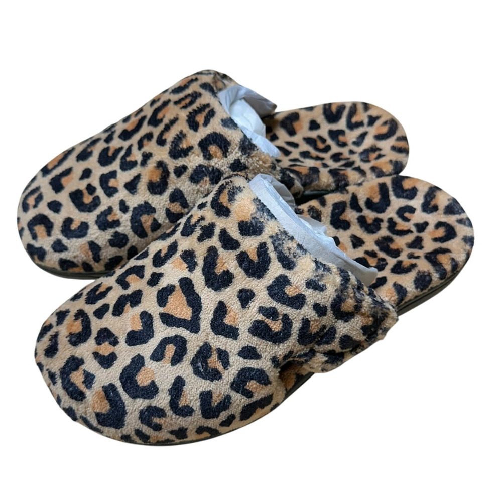 Vionic Gemma Orthaheel Orthotic Slipper Leopard Print Women's Sz 6 New in Box - Picture 5 of 10